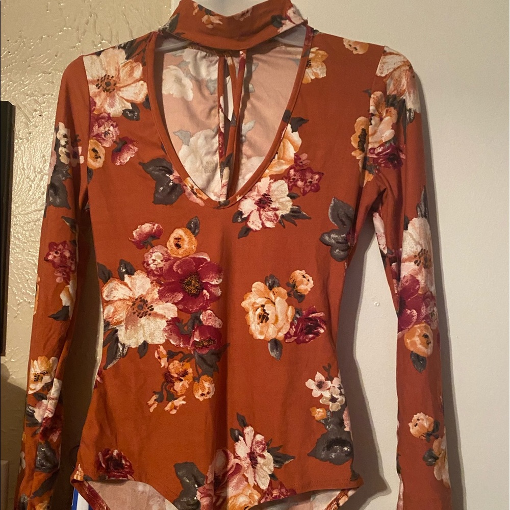 Floral bodysuit